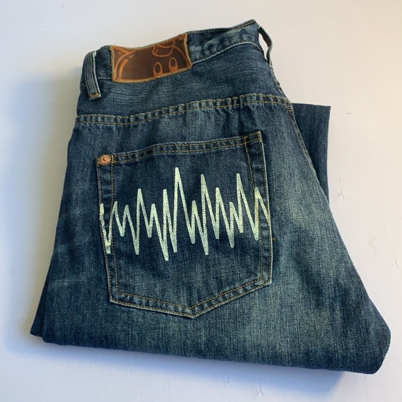 The Hundreds Slim Jeans Size 38 Printed Pockets - Picture 10 of 12